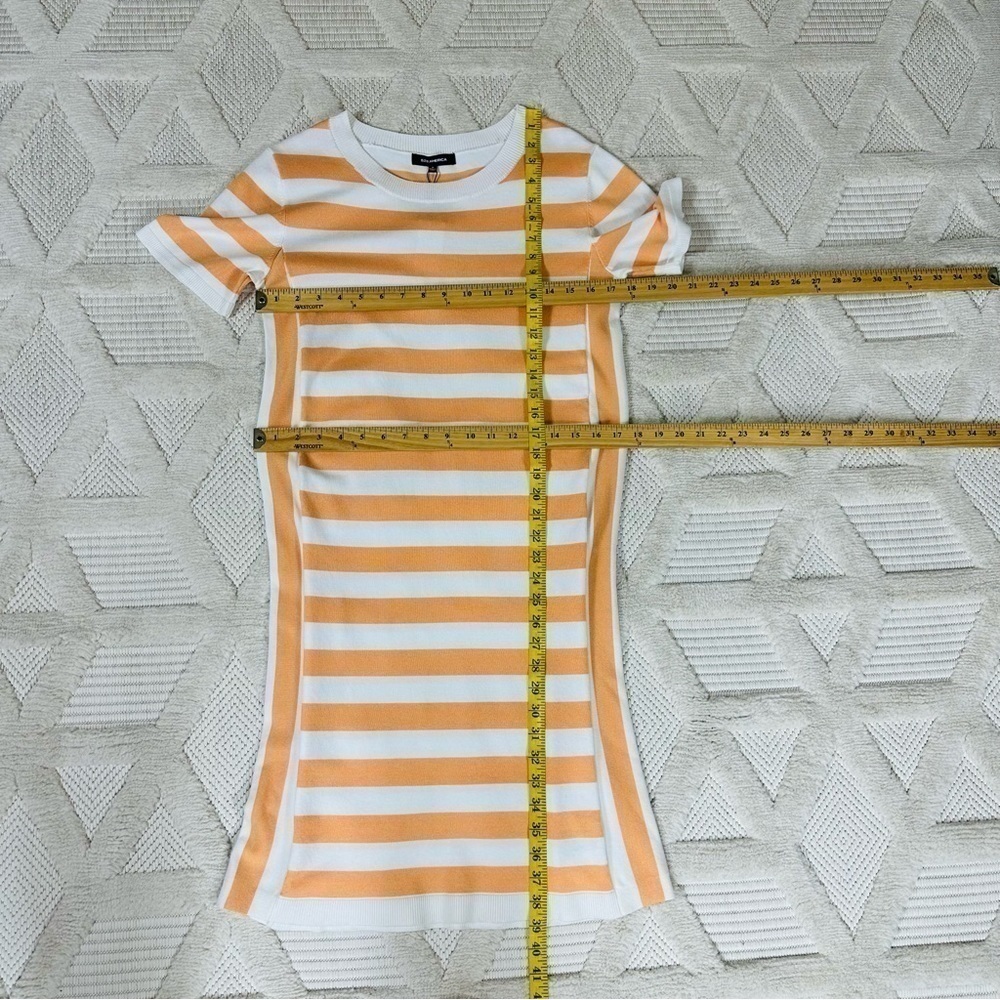 525 America Textured Stripe Midi Dress Sz S NWT - Picture 6 of 10